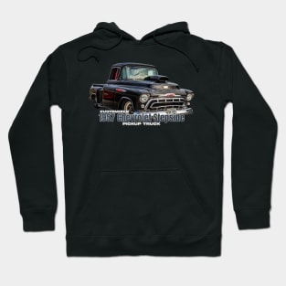 Customized 1957 Chevrolet Stepside Pickup Truck Hoodie